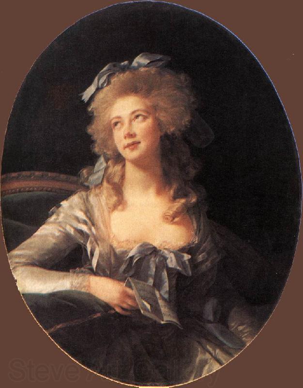VIGEE-LEBRUN, Elisabeth Portrait of Madame Grand ER Norge oil painting art